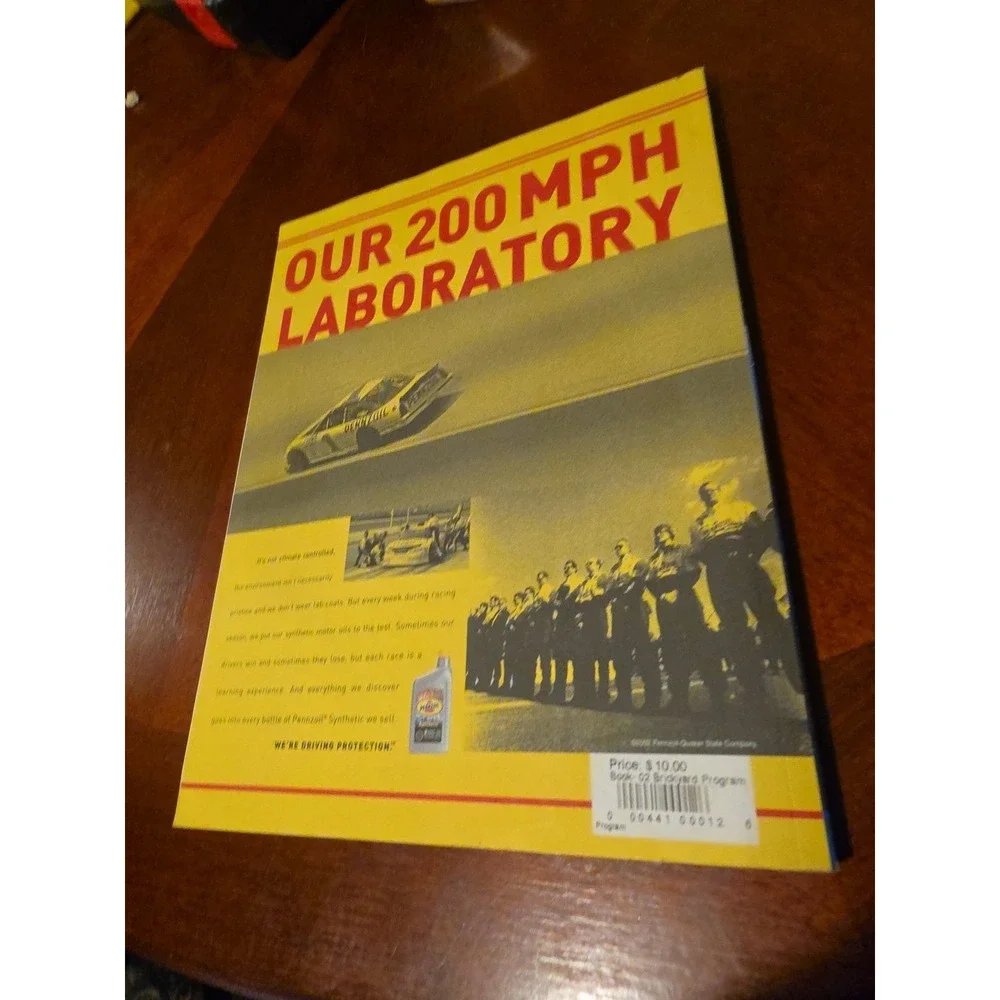 2002 Nascar Indianapolis Brickyard 400 Program‎